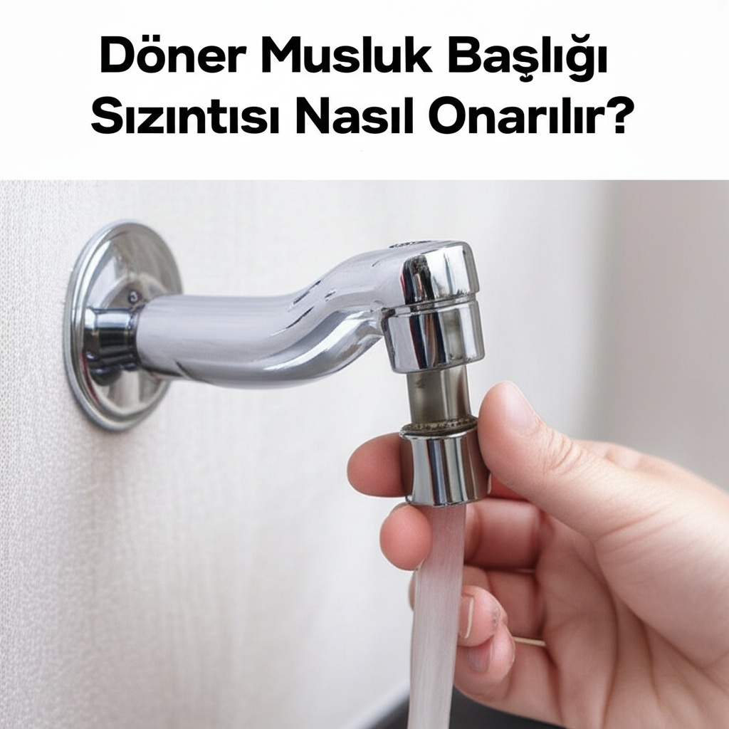 Döner Musluk Başlığı Sızıntısı Nasıl Onarılır?