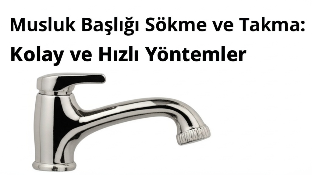 Musluk Başlığı Sökme ve Takma: Kolay ve Hızlı Yöntemler