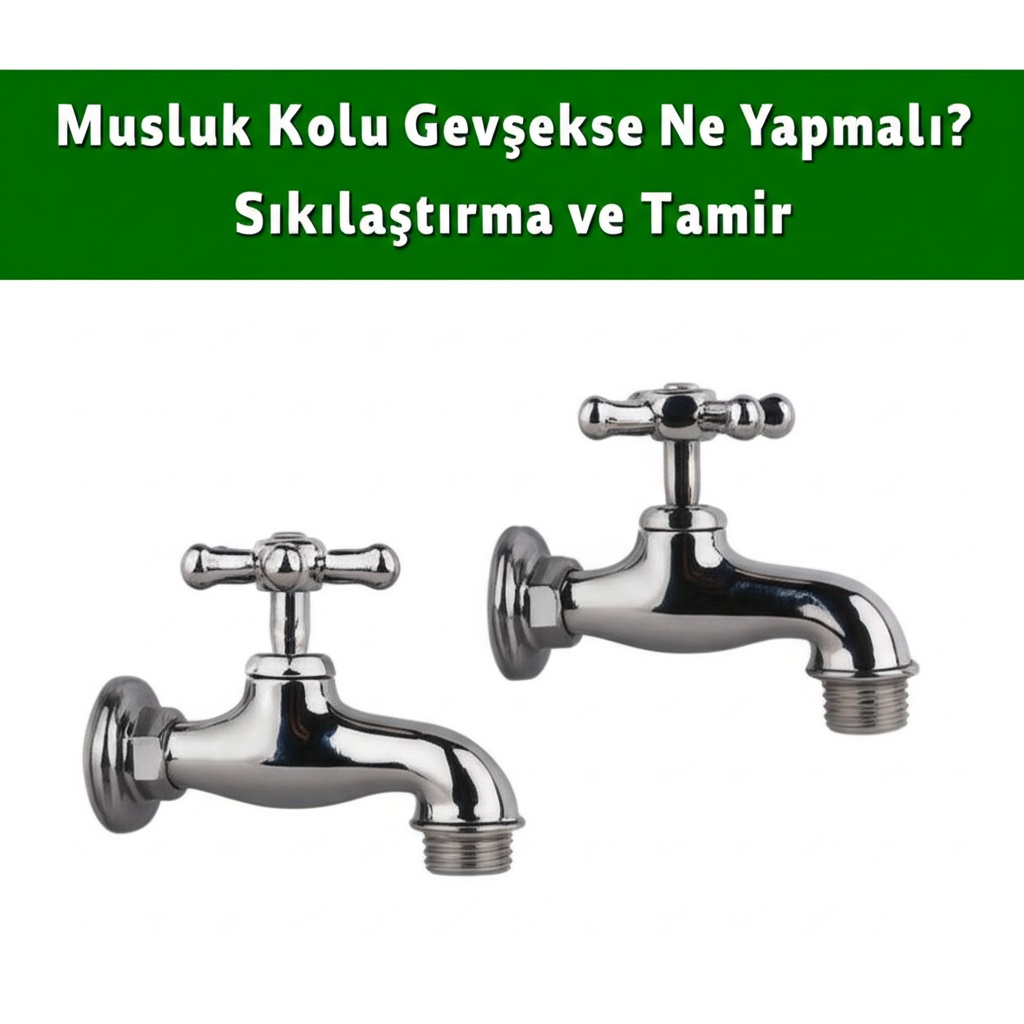 Musluk Kolu Gevşekse Ne Yapmalı? Sıkılaştırma ve Tamir